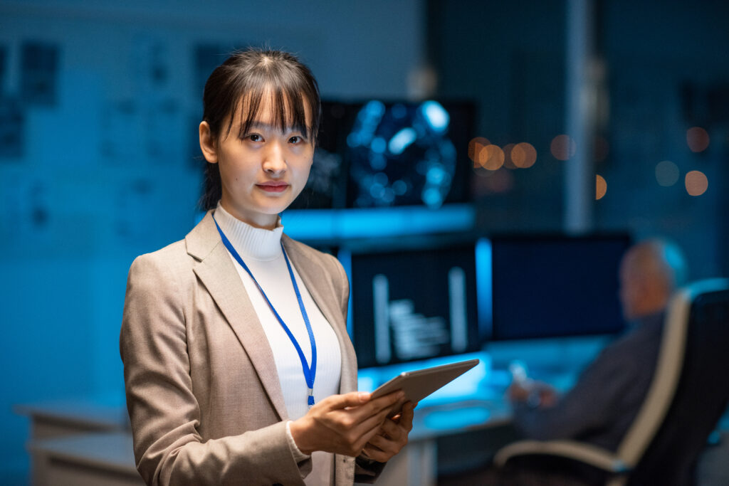 Adults engaged in AI training at a leading corporate training provider in Singapore, focusing on professional development