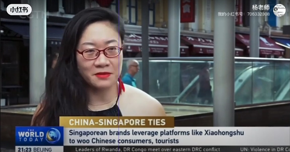 Participants giving interview on china social marketing