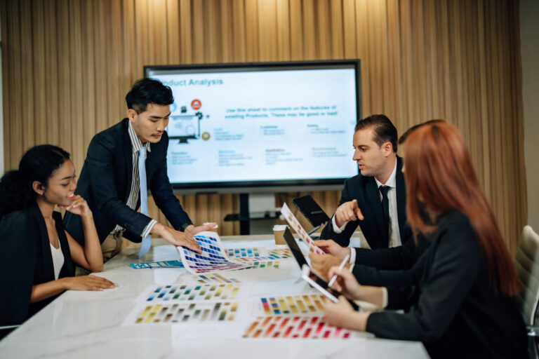 Group of professionals engaged in a corporate training session in Singapore